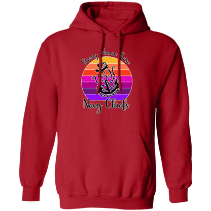 Strong Navy Mom Pullover Hoodie
