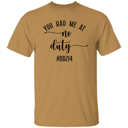No Duty 5.3 oz. T-Shirt