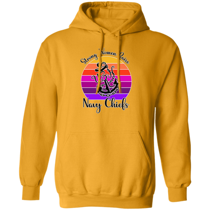 Strong Navy Mom Pullover Hoodie
