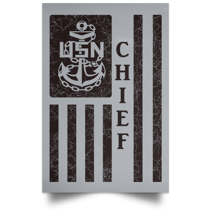 Chief Flag Satin Poster