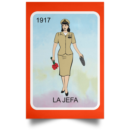La Jefa Satin Poster