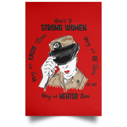 Strong Women V2 Satin Poster