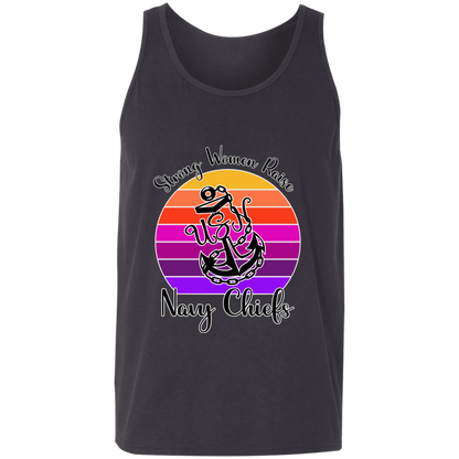 Strong Navy Mom Unisex Tank