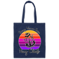 Strong Navy Mom Canvas Tote Bag