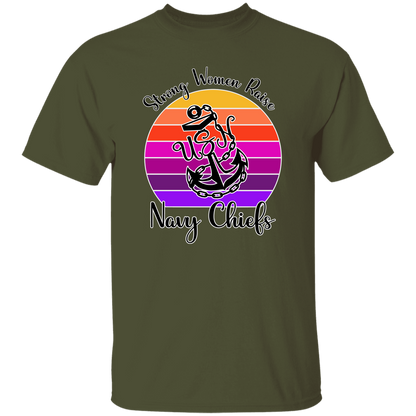 Strong Navy Mom 5.3 oz. T-Shirt