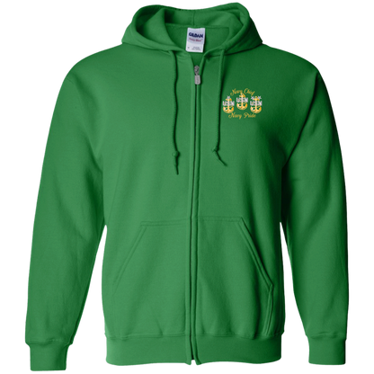 Strong Woman Zip Up Hooded Sweatshirt