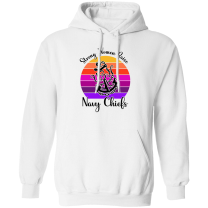 Strong Navy Mom Pullover Hoodie