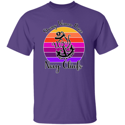Strong Navy Mom 5.3 oz. T-Shirt