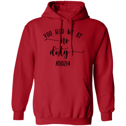 No Duty Pullover Hoodie