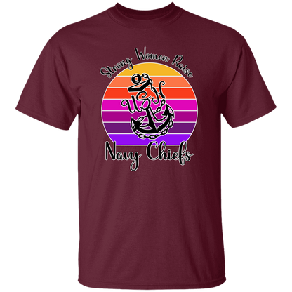 Strong Navy Mom 5.3 oz. T-Shirt