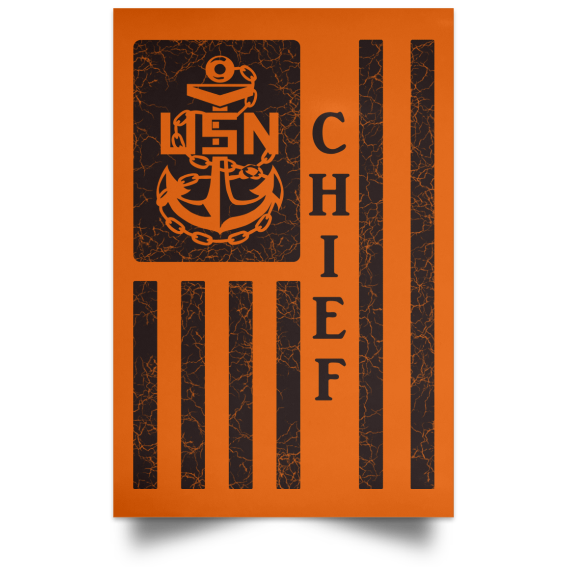 Chief Flag Satin Poster
