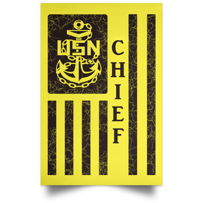 Chief Flag Satin Poster