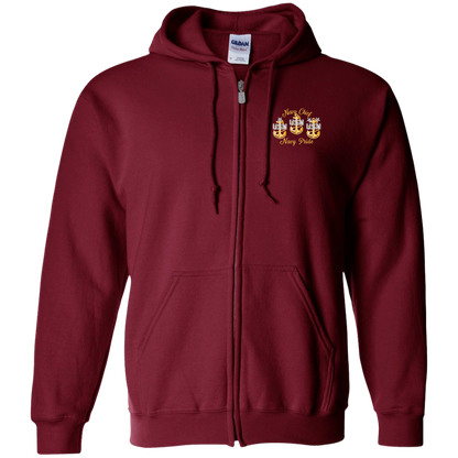 Strong Woman Zip Up Hooded Sweatshirt
