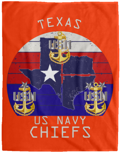 Texas Chiefs Plush Fleece Blanket - 60x80
