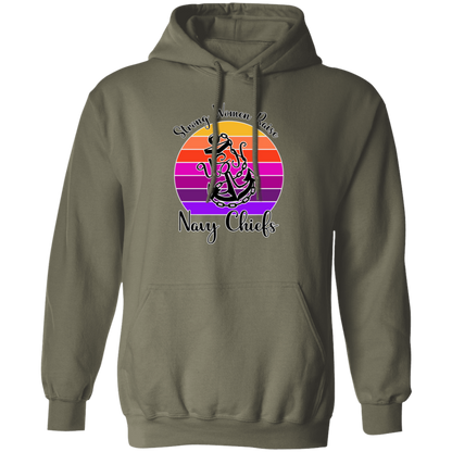 Strong Navy Mom Pullover Hoodie