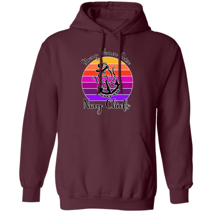 Strong Navy Mom Pullover Hoodie