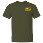 Navy Girl Gold and White Design T-Shirt