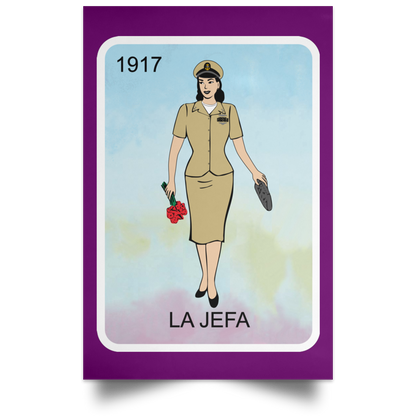 La Jefa Satin Poster