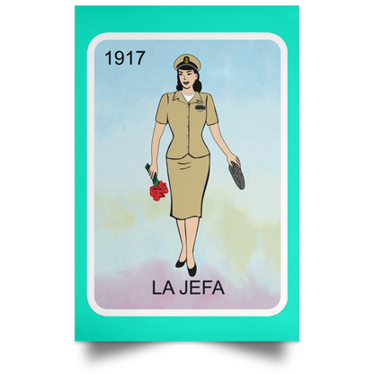 La Jefa Satin Poster
