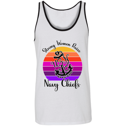 Strong Navy Mom Unisex Tank