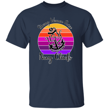 Strong Navy Mom 5.3 oz. T-Shirt