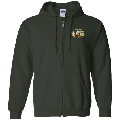 Strong Woman Zip Up Hooded Sweatshirt