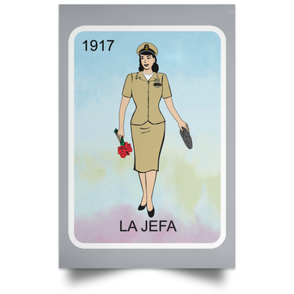 La Jefa Satin Poster