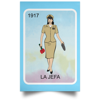 La Jefa Satin Poster