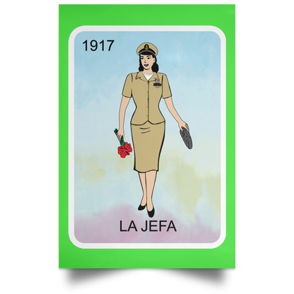 La Jefa Satin Poster