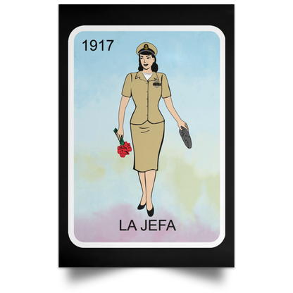 La Jefa Satin Poster
