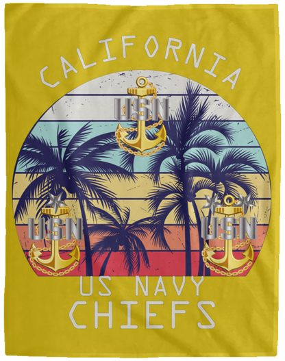 California Chiefs Plush Fleece Blanket - 60x80