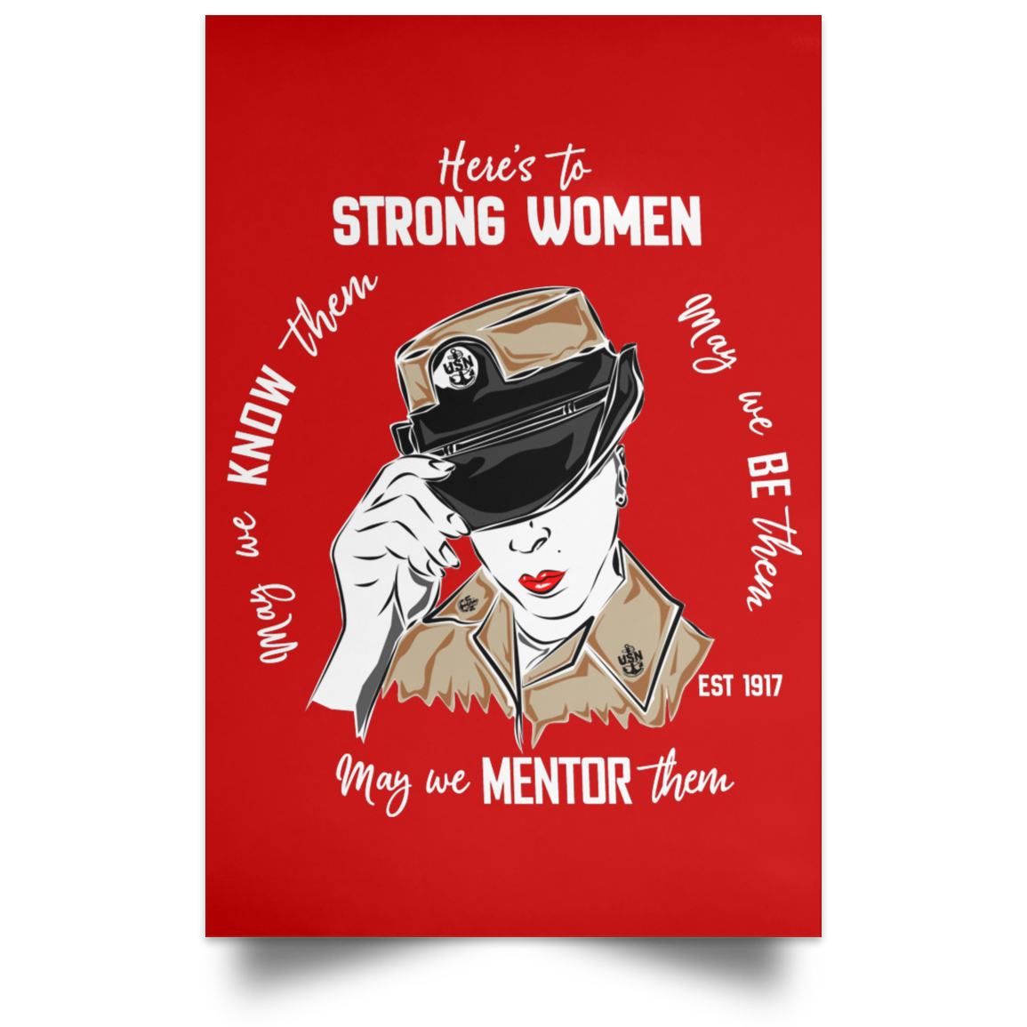 Strong Woman Satin Poster