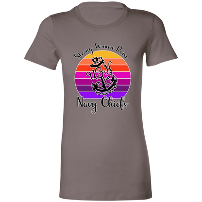 Strong Navy Mom Ladies' Favorite T-Shirt