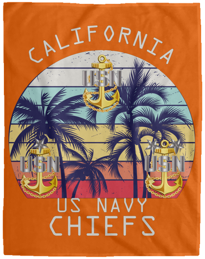 California Chiefs Plush Fleece Blanket - 60x80