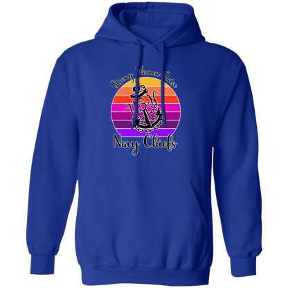 Strong Navy Mom Pullover Hoodie