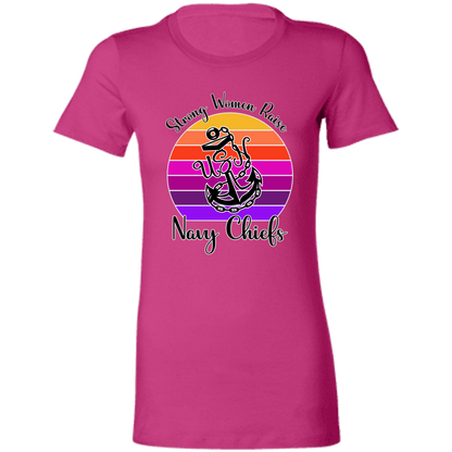 Strong Navy Mom Ladies' Favorite T-Shirt