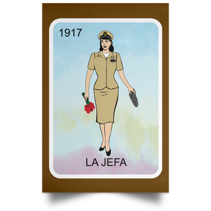 La Jefa Satin Poster