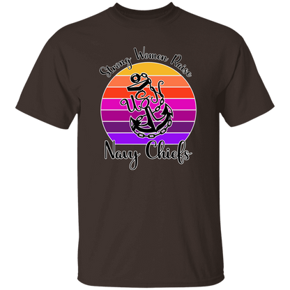 Strong Navy Mom 5.3 oz. T-Shirt