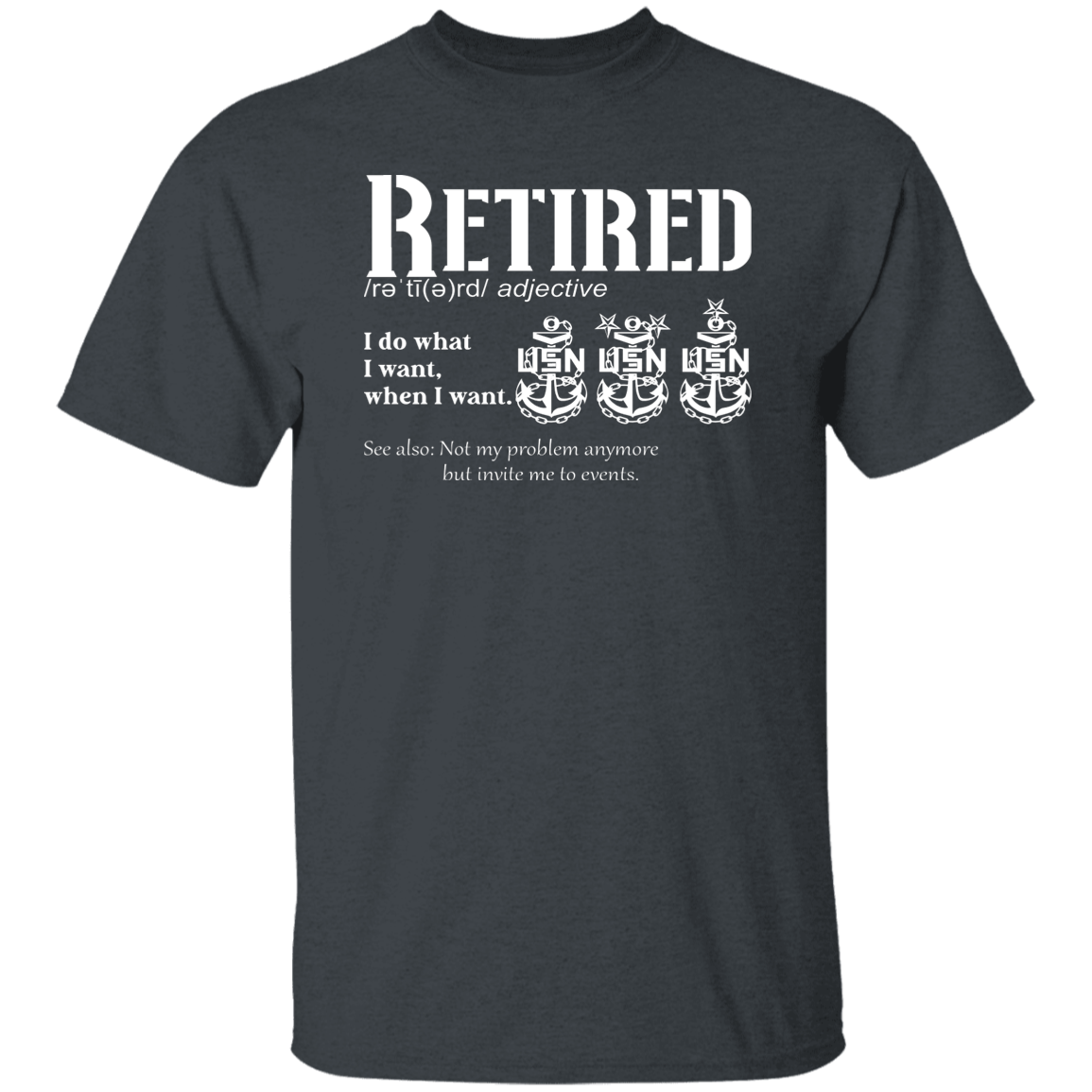 Retired Definition V2  5.3 oz. T-Shirt