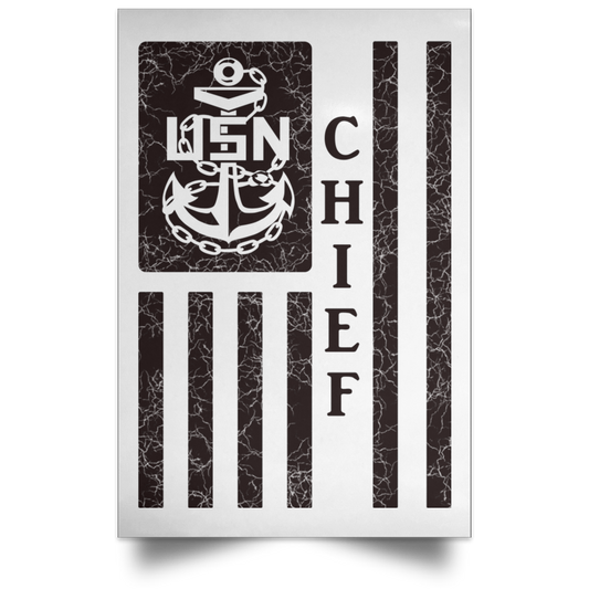 Chief Flag Satin Poster