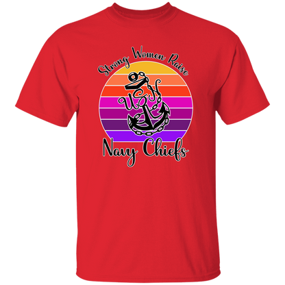 Strong Navy Mom 5.3 oz. T-Shirt