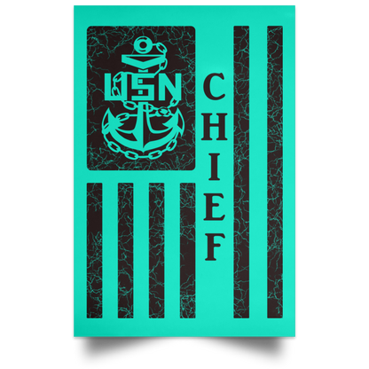 Chief Flag Satin Poster