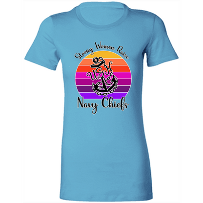 Strong Navy Mom Ladies' Favorite T-Shirt