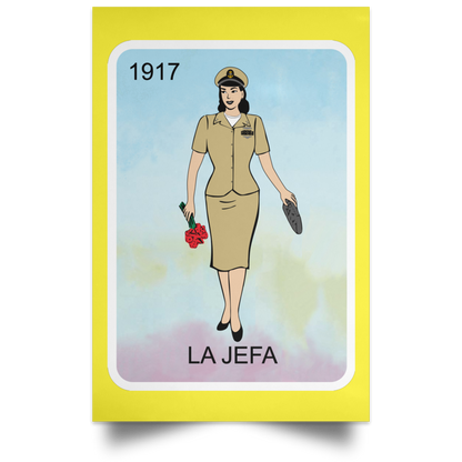 La Jefa Satin Poster