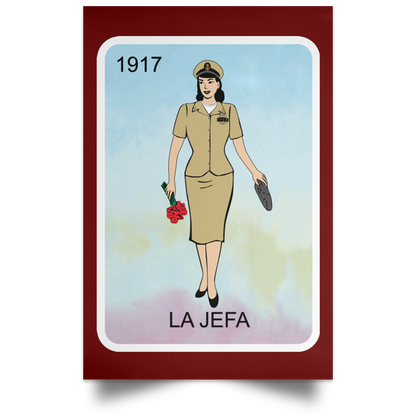 La Jefa Satin Poster
