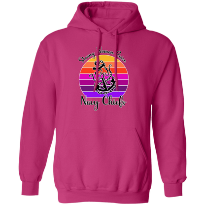 Strong Navy Mom Pullover Hoodie