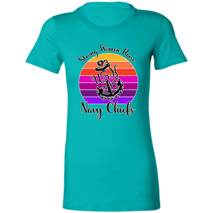 Strong Navy Mom Ladies' Favorite T-Shirt