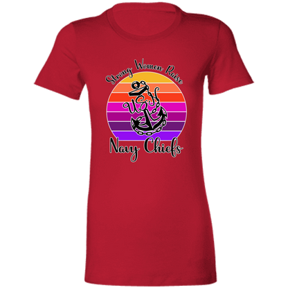 Strong Navy Mom Ladies' Favorite T-Shirt