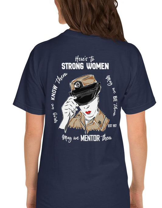 Strong Women Navy Chief Short Sleeve Tshirt