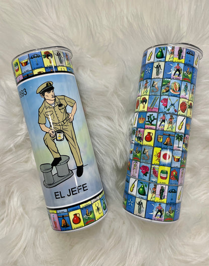 La Jefa El Jefe Tumbler 20oz